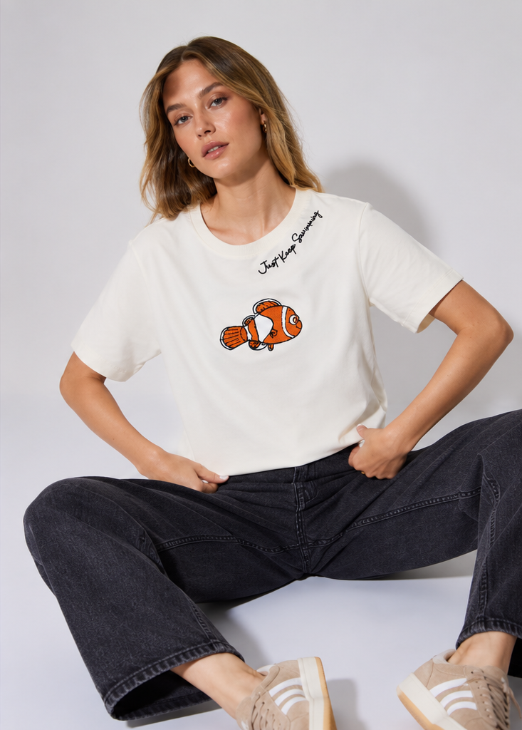 Just Keep Swimming Graphic T-Shirt