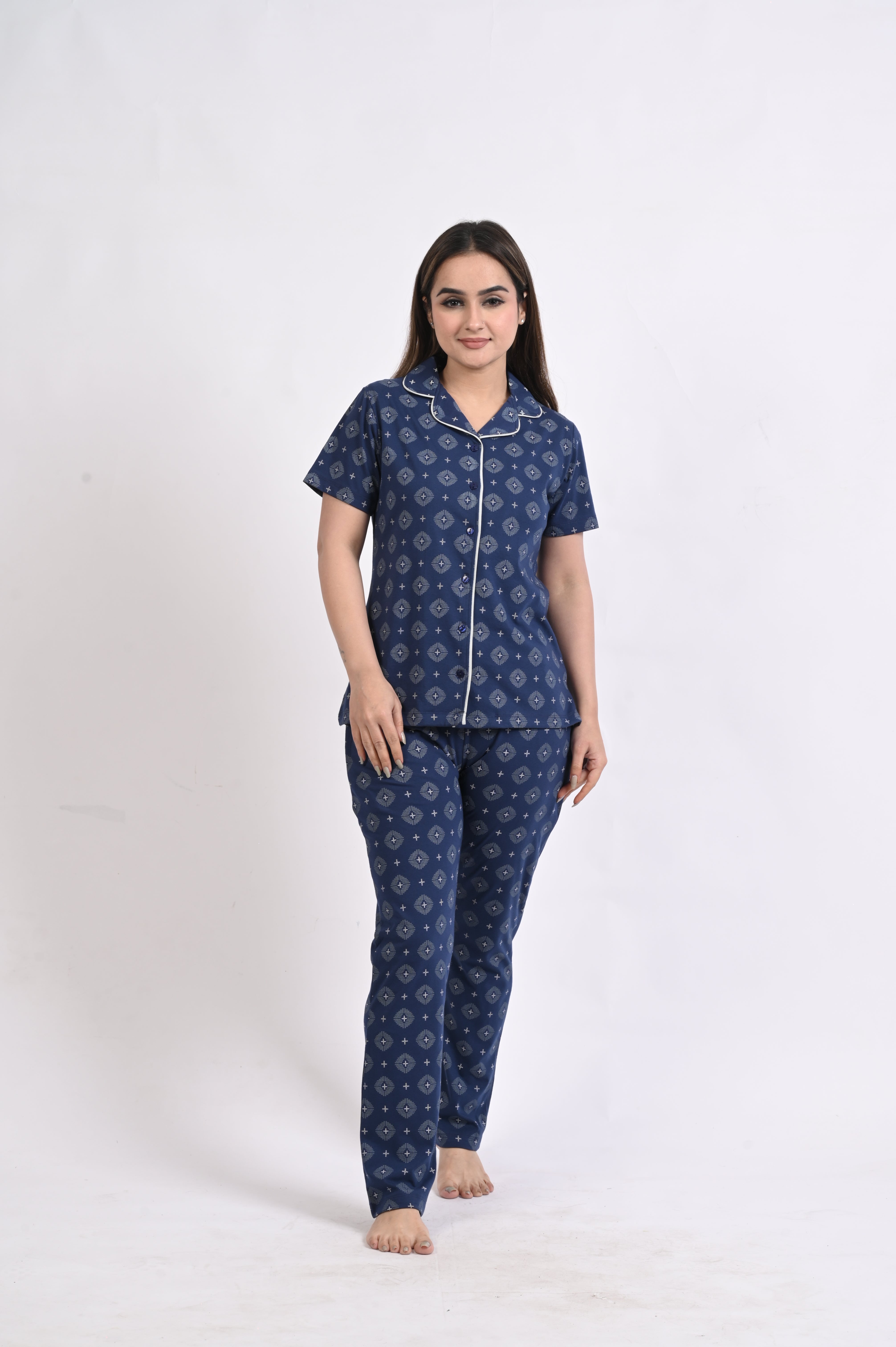 Front Open Night Suits