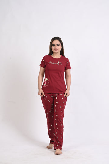 Short Top Night Suit