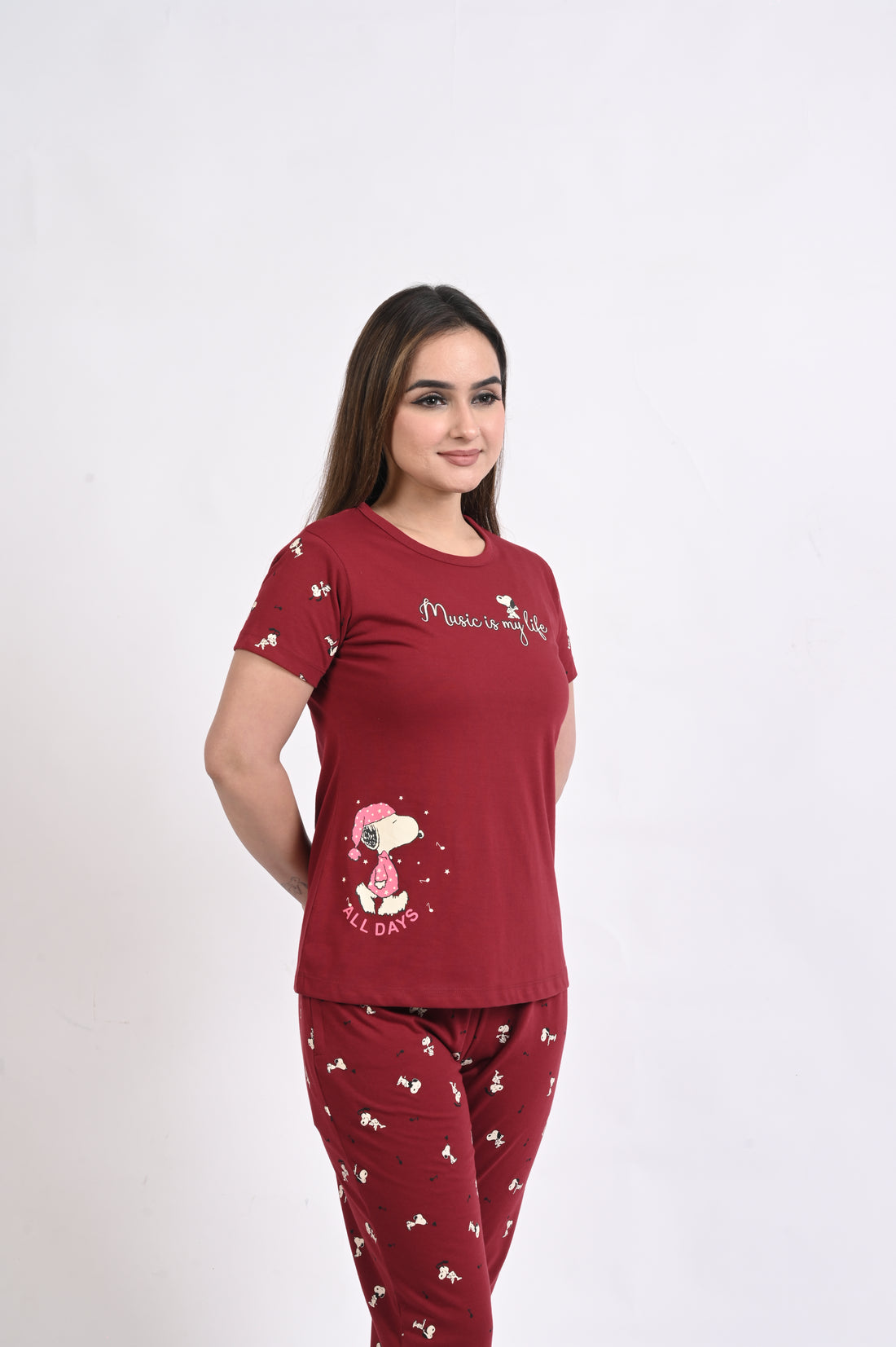 Short Top Night Suit