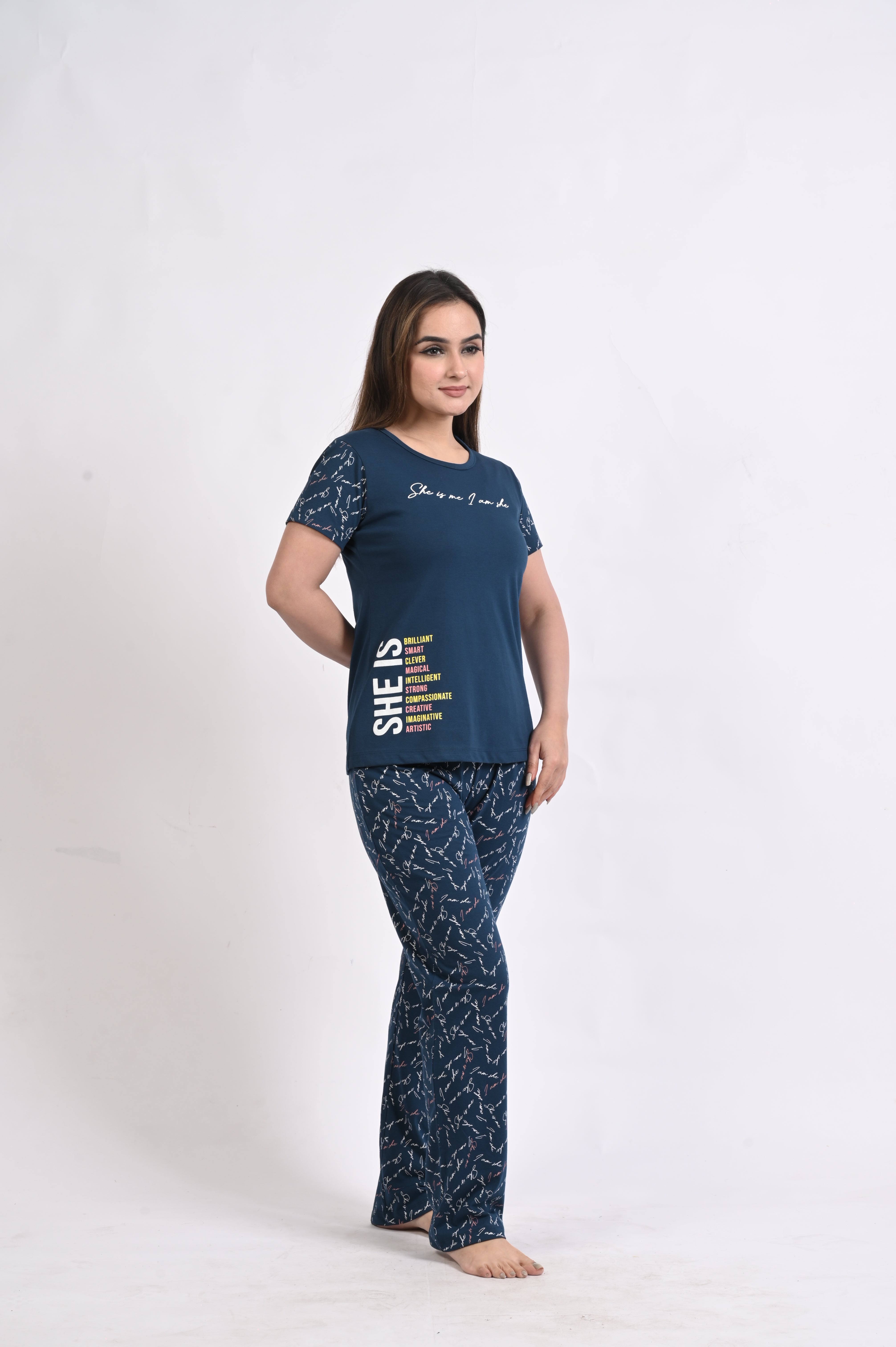 Short Top Night Suit