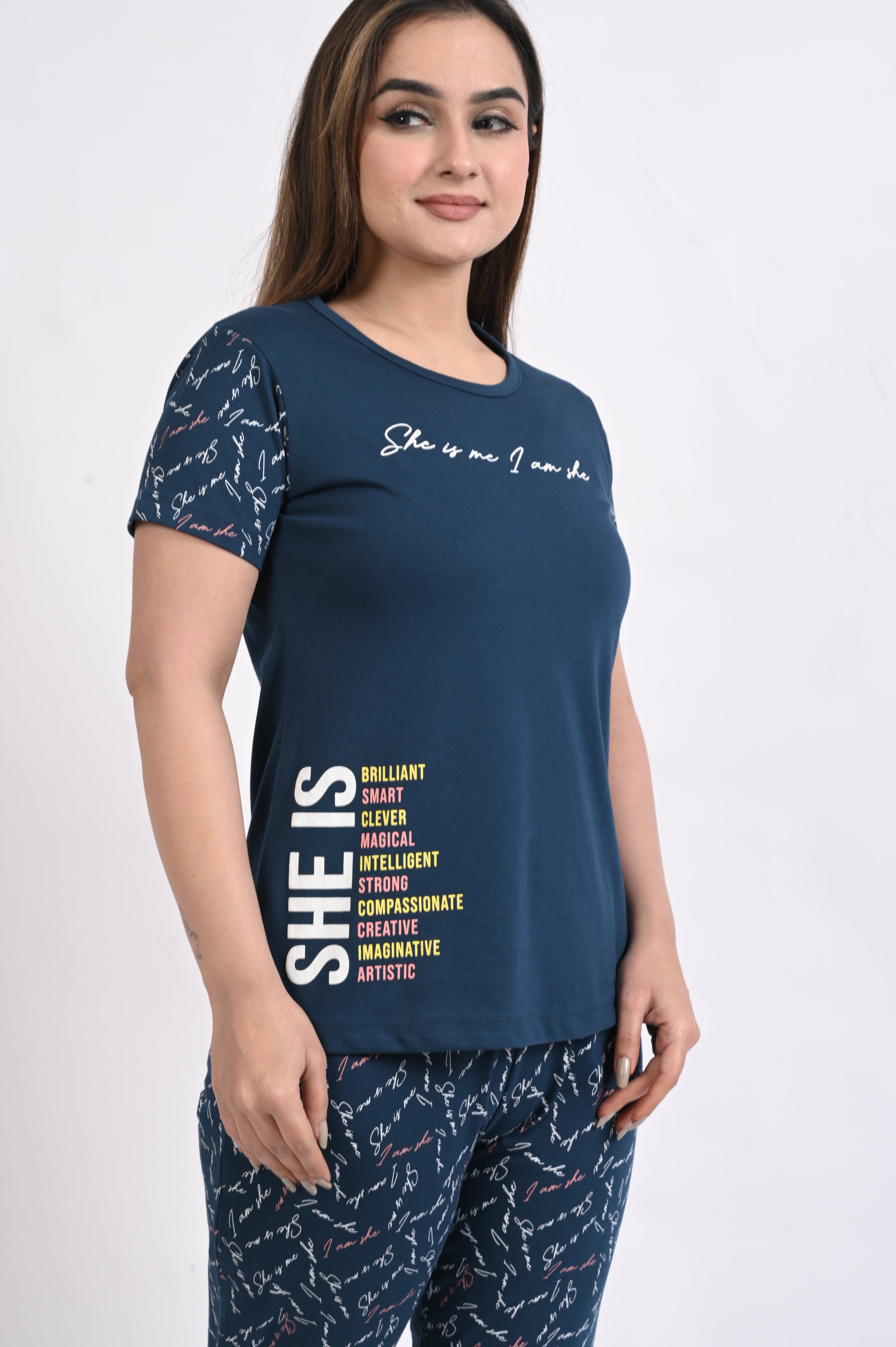 Short Top Night Suit