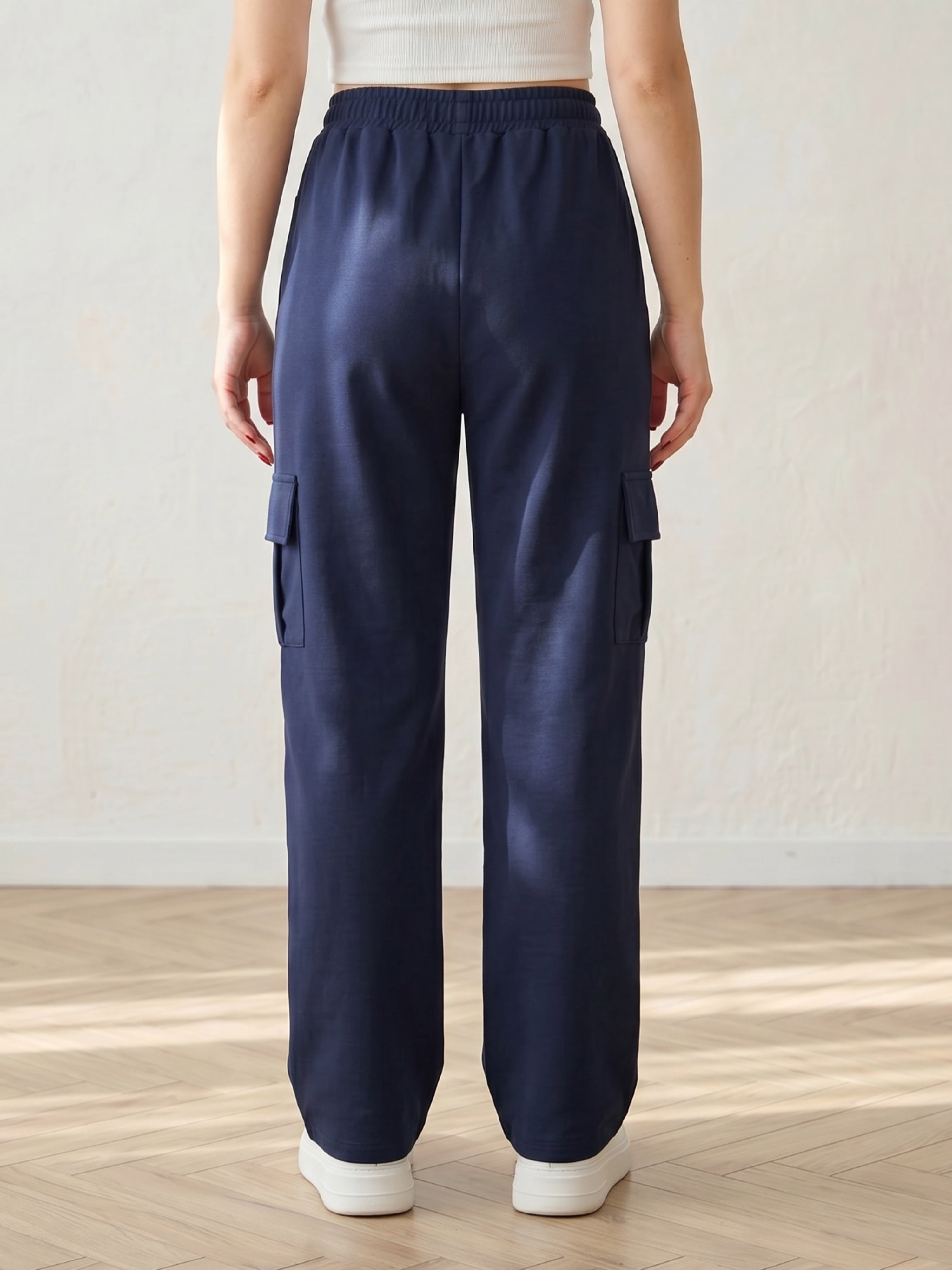 Everyday Comfort Cargo Pants - Navy