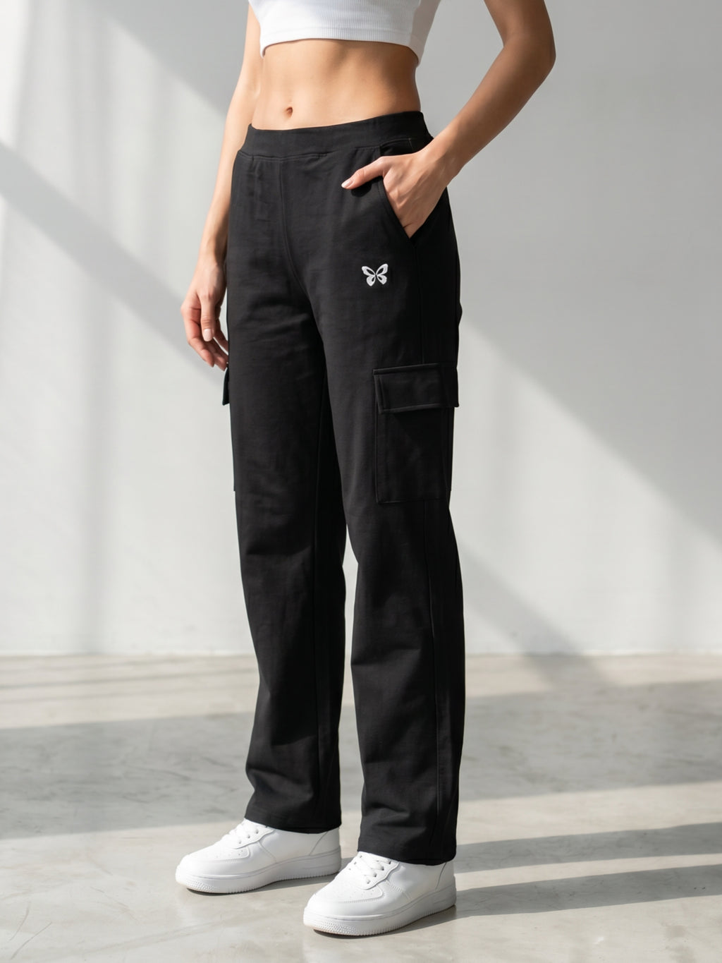 Everyday Comfort Cargo Pants - Black