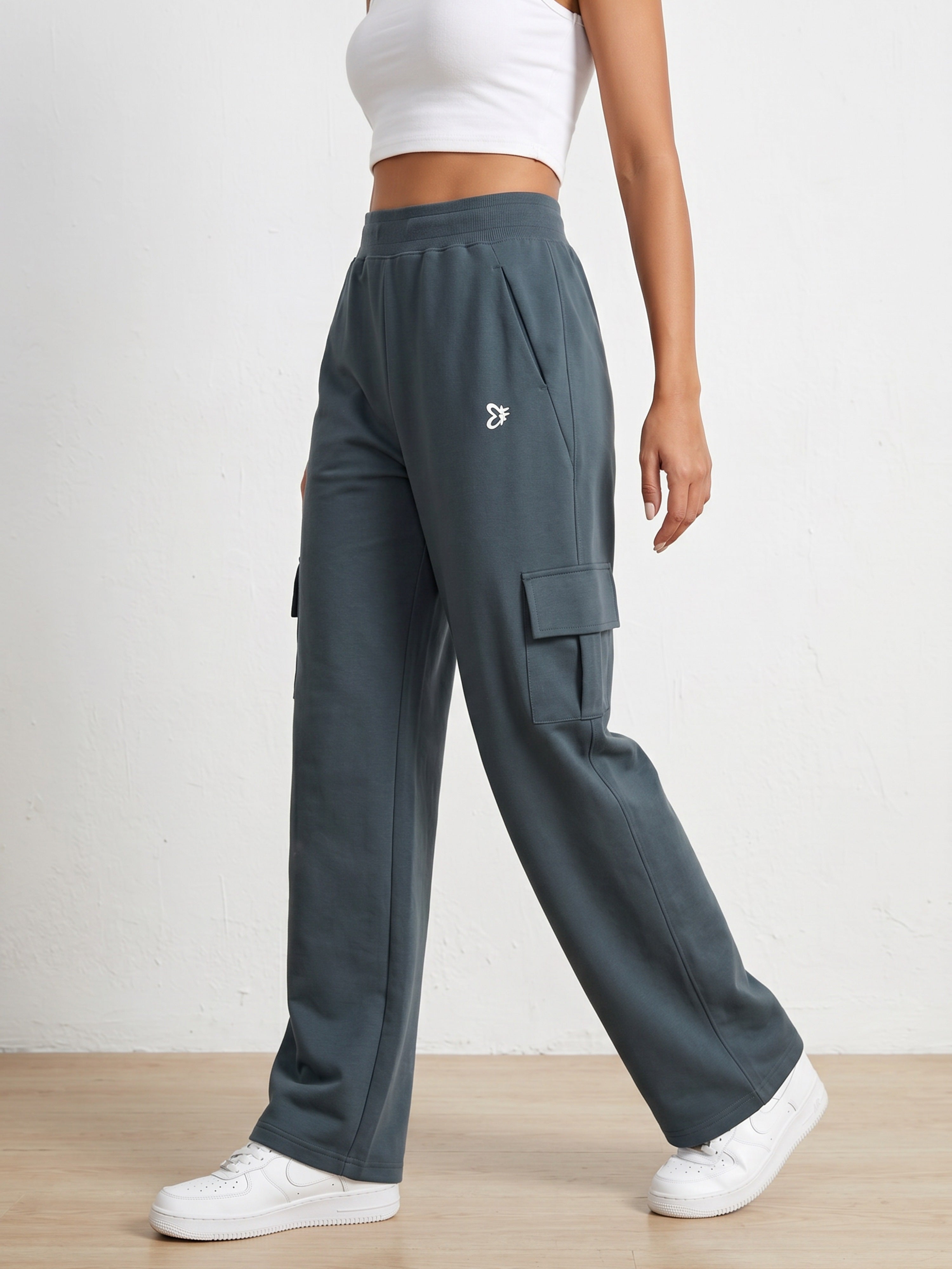 Everyday Comfort Cargo Pants - Grey