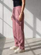 Everyday Comfort Cargo Pants - Pink