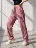 Everyday Comfort Cargo Pants - Pink