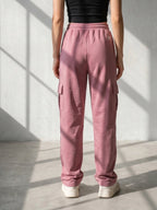 Everyday Comfort Cargo Pants - Pink