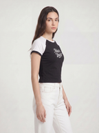 Hiked It, Liked It Women’s Raglan T-Shirt - Black White