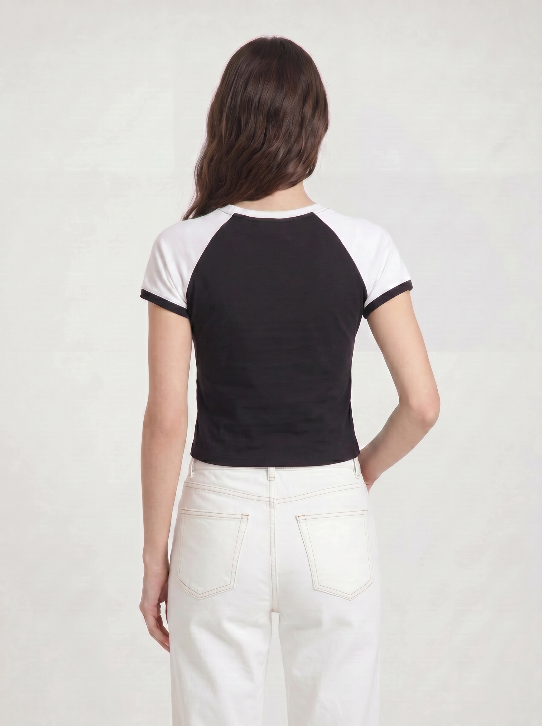 Hiked It, Liked It Women’s Raglan T-Shirt - Black White