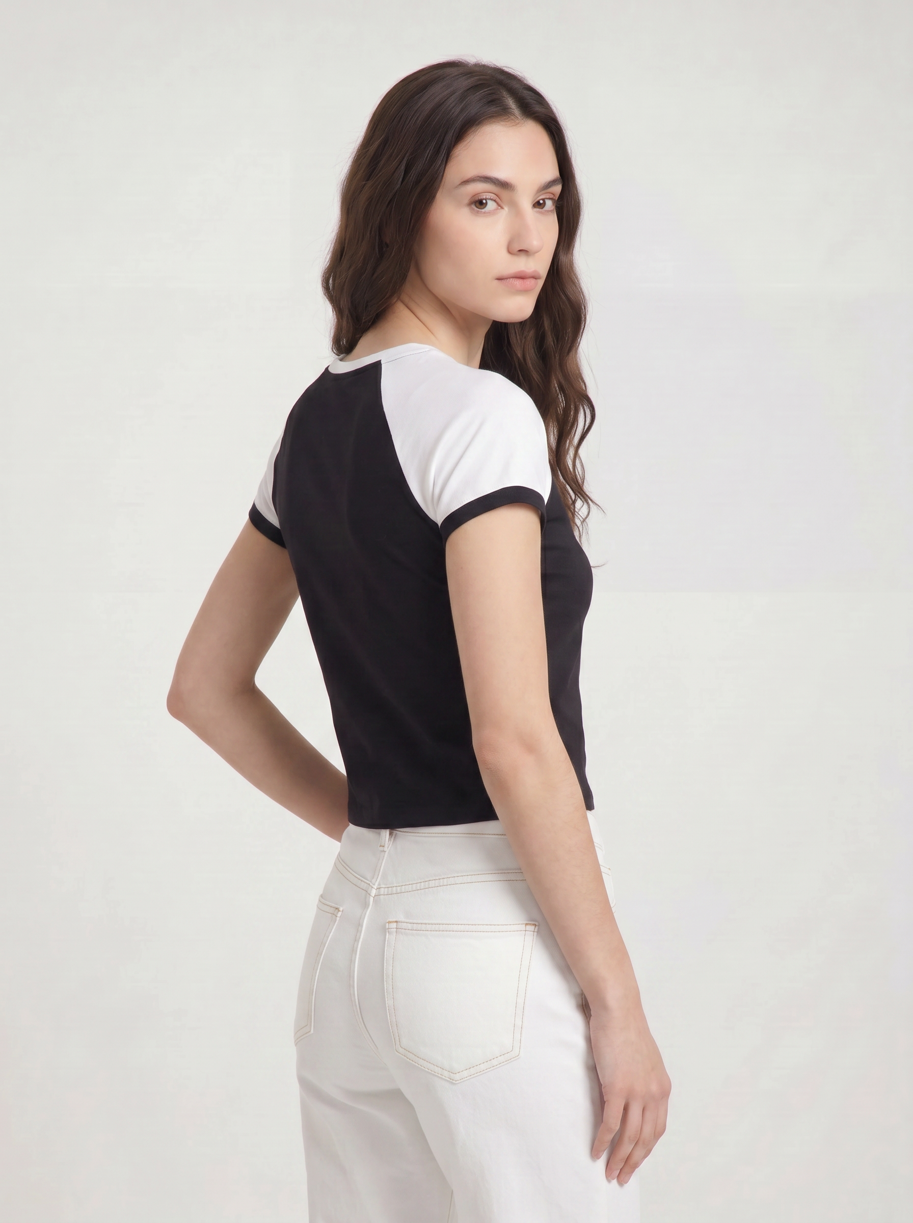 Hiked It, Liked It Women’s Raglan T-Shirt - Black White