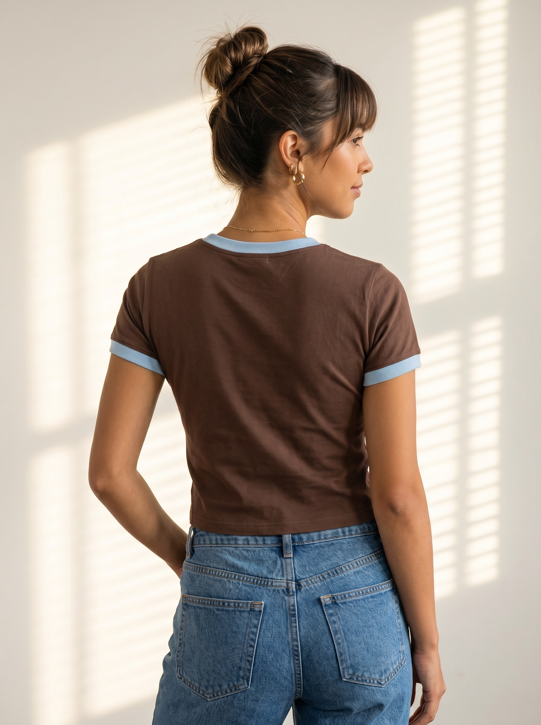 Resort Club Ringer Crop Tee