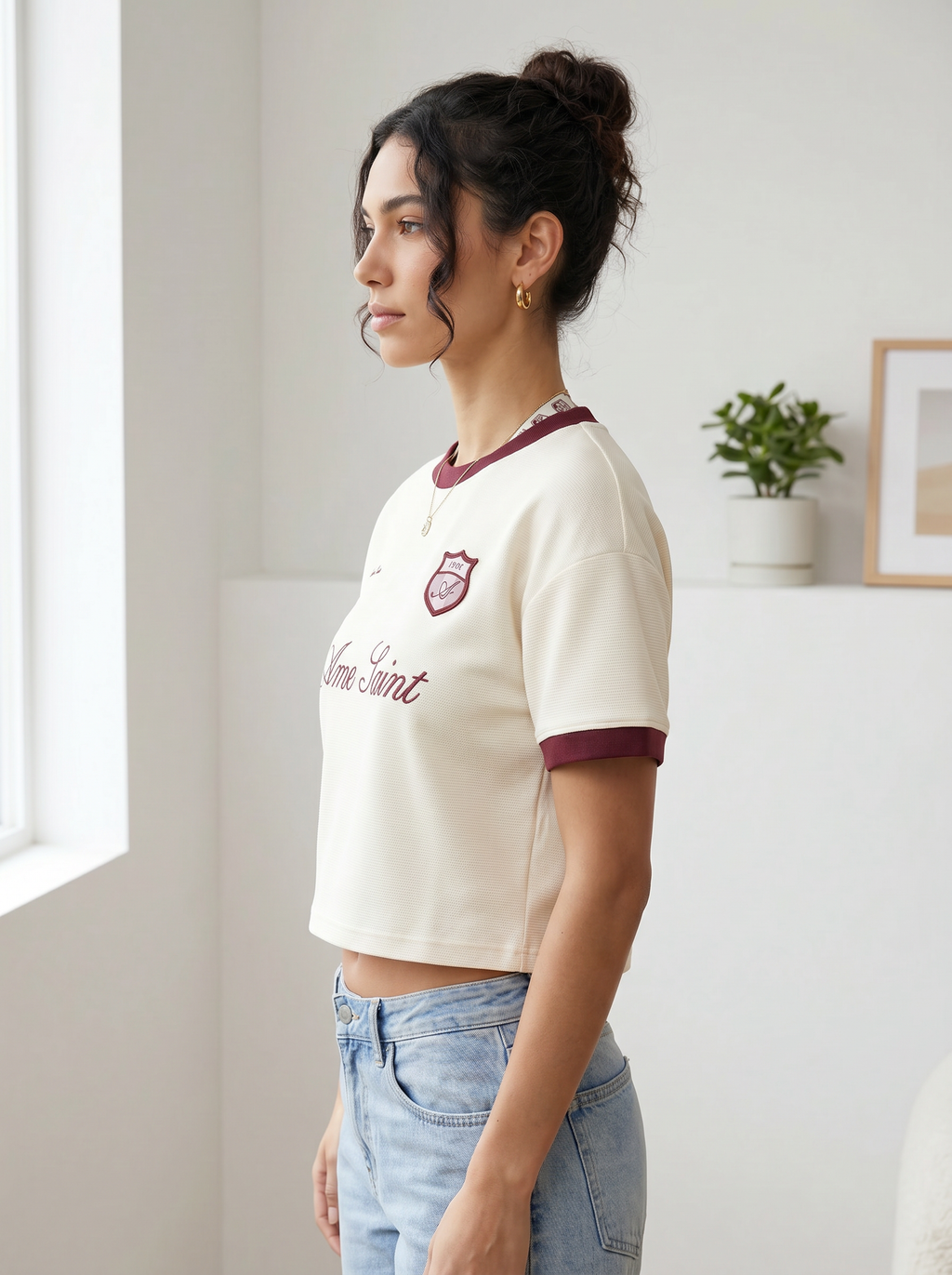 Ame Saint Ringer Crop Tee