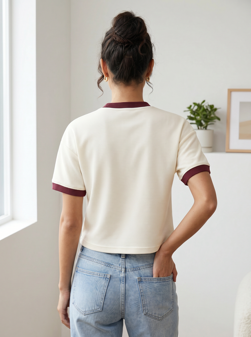 Ame Saint Ringer Crop Tee