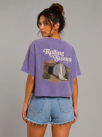 Light Guide Acid wash Crop Tee