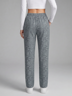 Mist Grey Abstract Lounge Pants