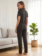 Women's Midnight Mosaic Printed Night Suit